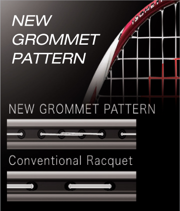 راکت بدمینتون یونکس YONEX VOLTRIC Z-FORCE II 15 NEW Grommet Pattern