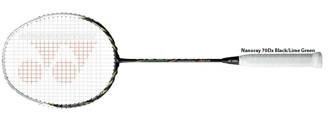 Yonex-Nanoray-70Dx-Black-Lime-Green