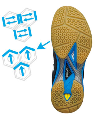 کفش بدمینتون یونکس Yonex Power Cushion 65 Z 2 Men 7 Hexagrip Yonex Power Cushion 65 Z 2 Men