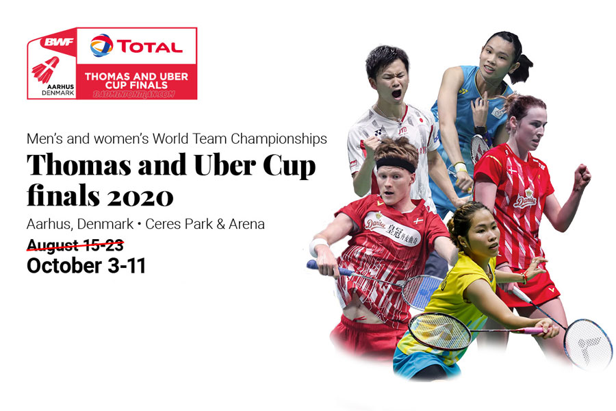 Thomas Uber Cup 2020 date
