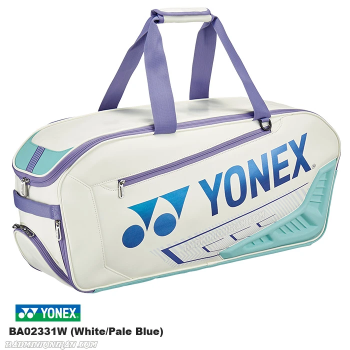 YONEX-BA02331W-(WhitePale-Blue) (1) کیف بدمینتون یونکس YONEX BA02331W (White/Pale Blue)