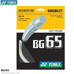 زه بدمينتون يونکس Yonex BG 65-White