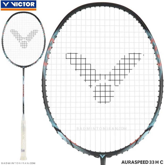 VICTOR-AURASPEED-33H-C-BADMINTON راکت بدمینتون ویکتور مدل VICTOR AURASPEED 33H C