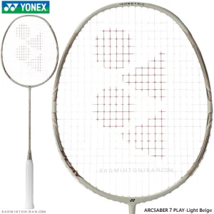 راکت بدمینتون یونکس YONEX ARCSABER 7 PLAY-Light Beige