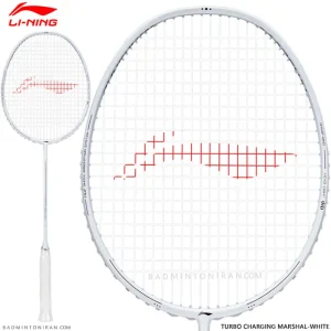 راکت بدمینتون لی نینگ LI-NING TURBO CHARGING MARSHAL-WHITE
