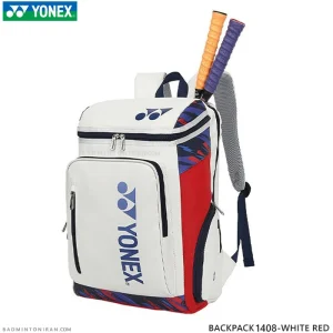کیف بدمینتون یونکس YONEX BACKPACK 1408-WHITE RED