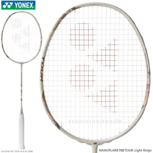 راکت بدمینتون یونکس YONEX NANOFLARE 700 TOUR-Light Beige